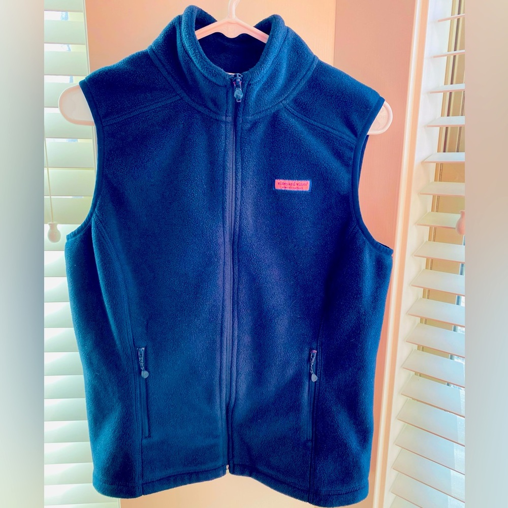 EUC Vineyard Vines Harbor Fleece Vest